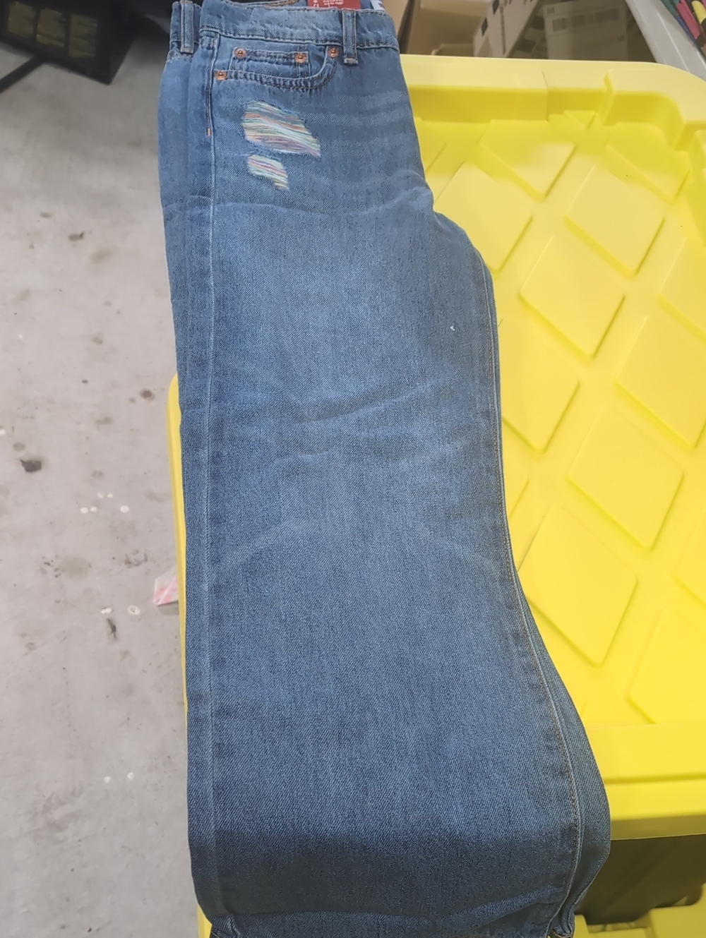 Levi's Kids Blue Denim Jeans with Subtle Distress